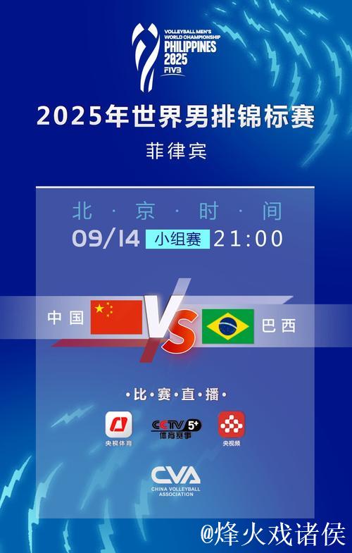 中国男排世锦赛阵容揭晓 首场比赛迎战巴西队