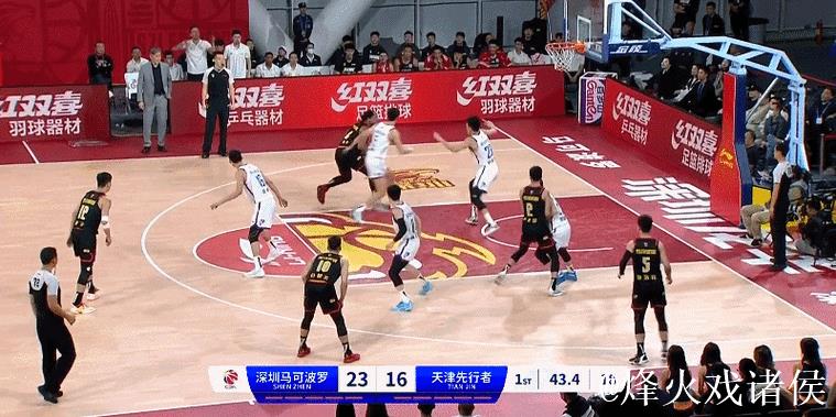 CBA-萨林杰25+13萨姆纳17分 广东力克天津豪取8连胜