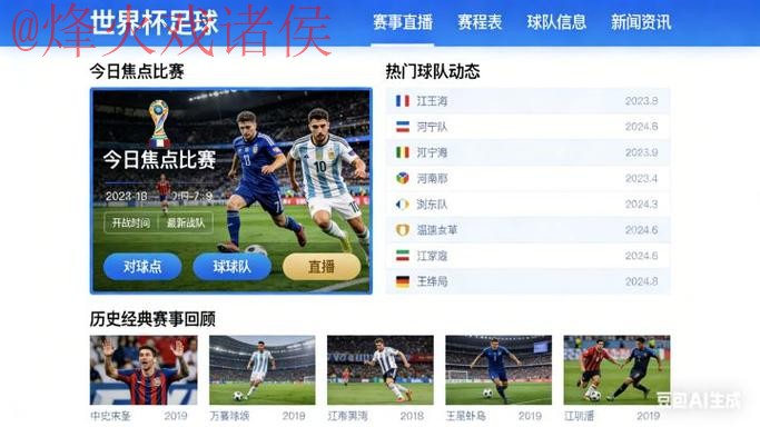 2026世界杯直播网页版全站